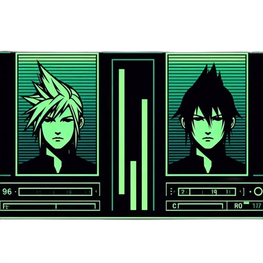 cyberpunk, pixel art, vaporwave, concept art transparent PNG cut-out