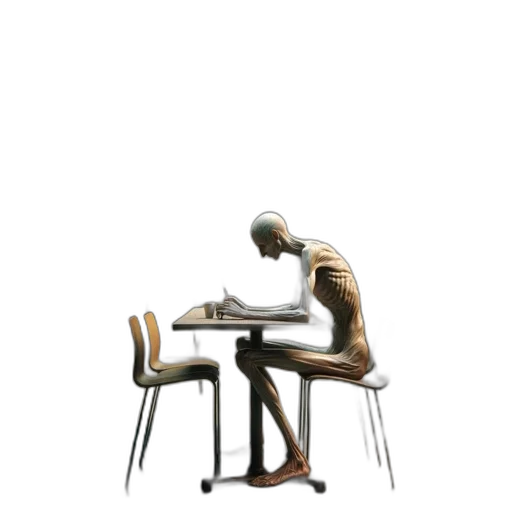 furniture, robot, staff, 3d render transparent PNG cut-out
