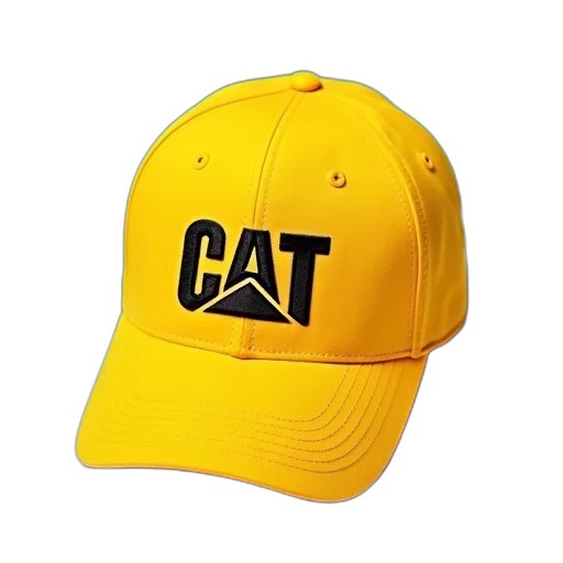 hat, yellow, baseball, cap transparent PNG cut-out