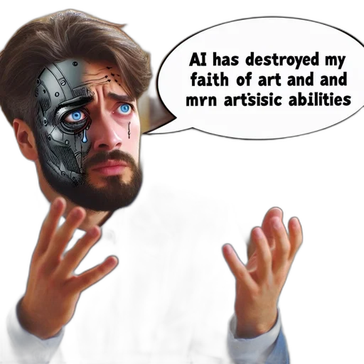 robot, mask, face, creature transparent PNG cut-out