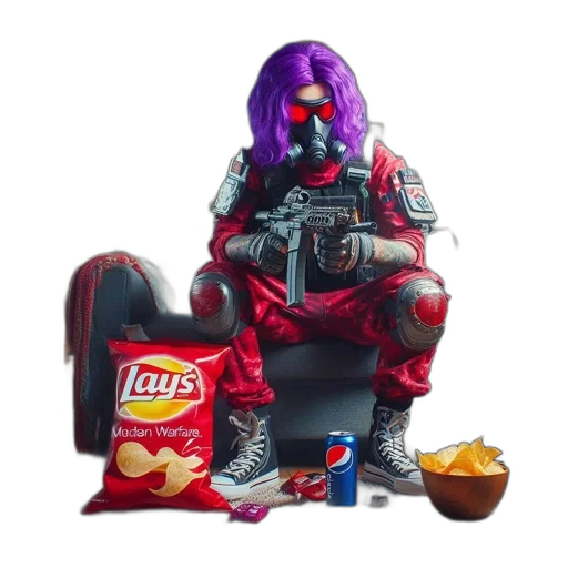 food, robot, weapon, jacket transparent PNG cut-out
