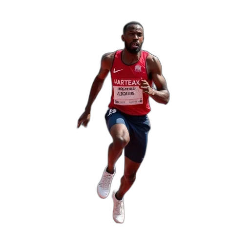 winner, 400m, sprint, olympic transparent PNG cut-out