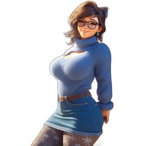 dress, staff, jacket, concept art transparent PNG cut-out