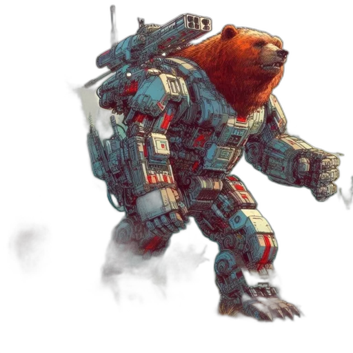robot, animal, creature, concept art transparent PNG cut-out