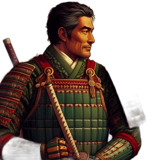 sword, jacket, staff, face transparent PNG cut-out