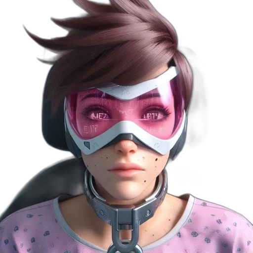 mask, face, robot, cyberpunk transparent PNG cut-out