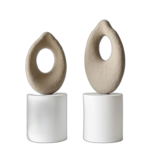 jewelry, furniture, 3d render, pair transparent PNG cut-out