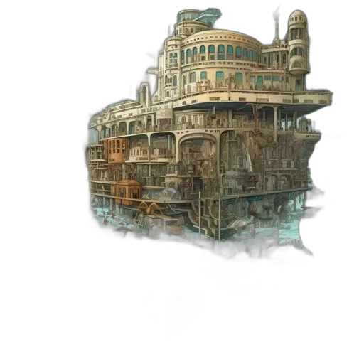 building, robot, weapon, concept art transparent PNG cut-out
