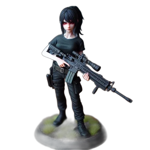 weapon, 3d render, concept art, pixel art transparent PNG cut-out