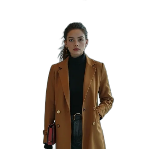 jacket, staff, dress, photorealistic transparent PNG cut-out