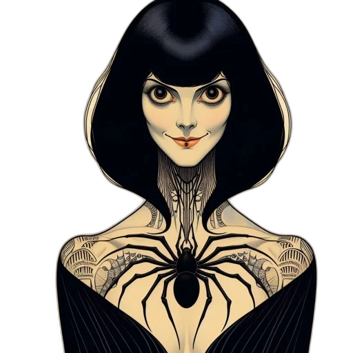 dress, jewelry, mask, face transparent PNG cut-out