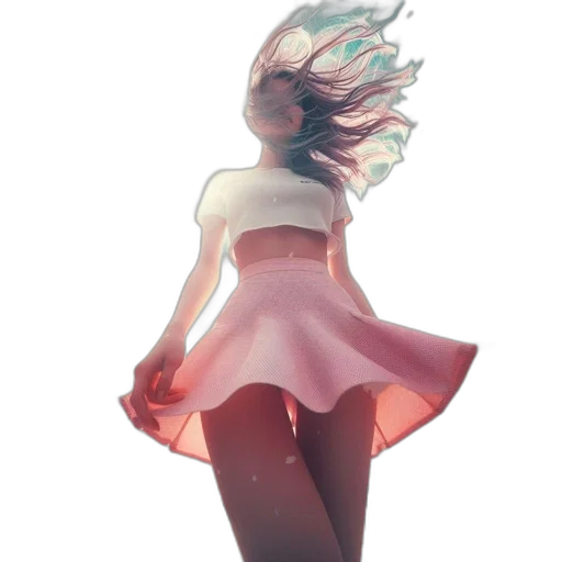 dress, hair, mask, robot transparent PNG cut-out
