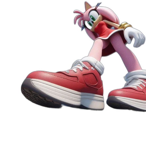 shoes, weapon, creature, 3d render transparent PNG cut-out