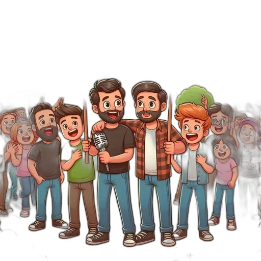 concept art, cartoon, comic book art, pixel art transparent PNG cut-out
