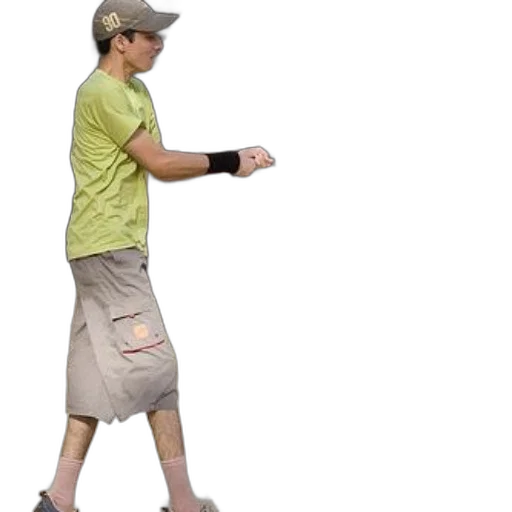 staff, jacket, shoes, hat transparent PNG cut-out