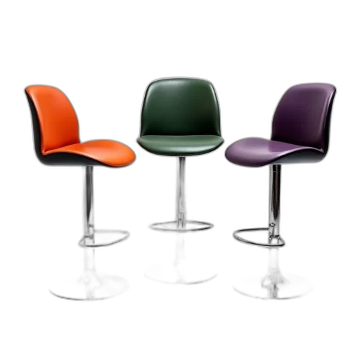 furniture, 3d render, set, three transparent PNG cut-out