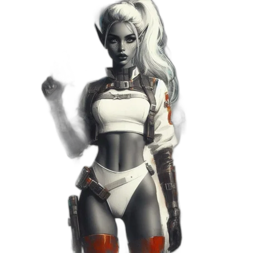robot, staff, concept art, fantasy art transparent PNG cut-out