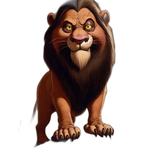 animal, crown, concept art, fantasy art transparent PNG cut-out