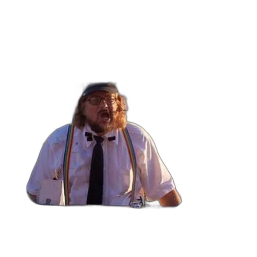staff, hat, face, creature transparent PNG cut-out