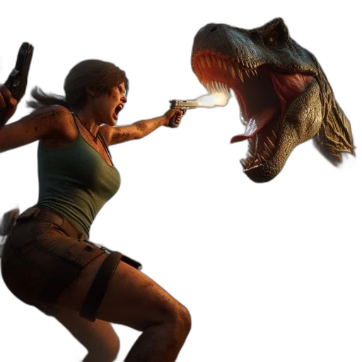weapon, creature, concept art, 3d render transparent PNG cut-out