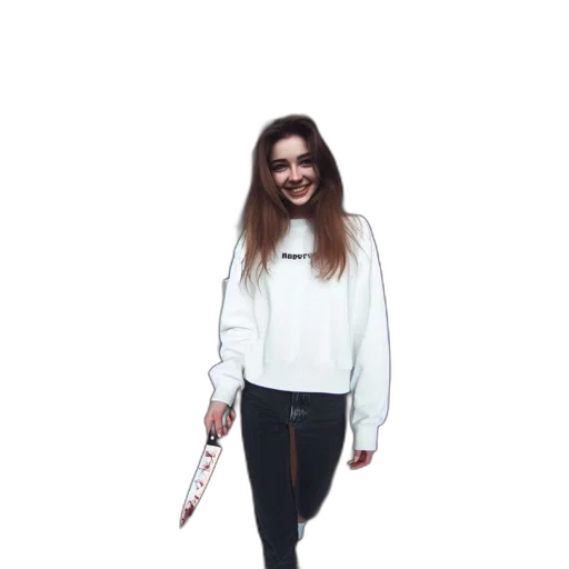 jacket, staff, weapon, creature transparent PNG cut-out