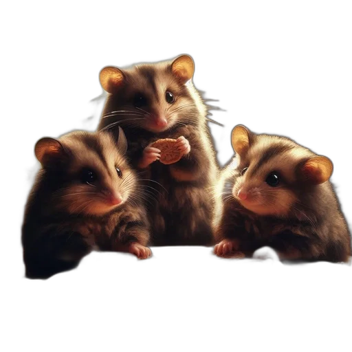 food, animal, concept art, 3d render transparent PNG cut-out