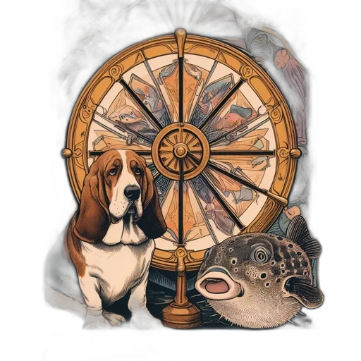 animal, watercolor, concept art, fantasy art transparent PNG cut-out