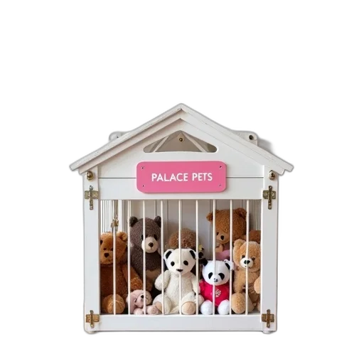 furniture, white, wooden, cage transparent PNG cut-out