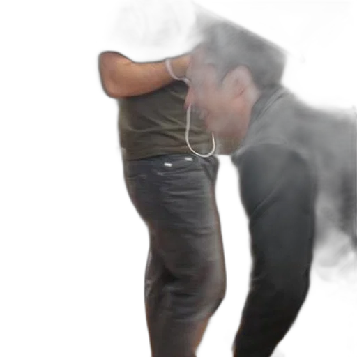 mask, staff, jacket, creature transparent PNG cut-out