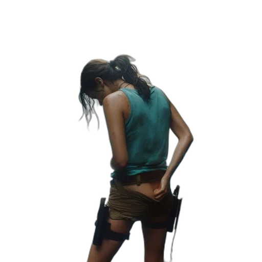 staff, jacket, dress, weapon transparent PNG cut-out