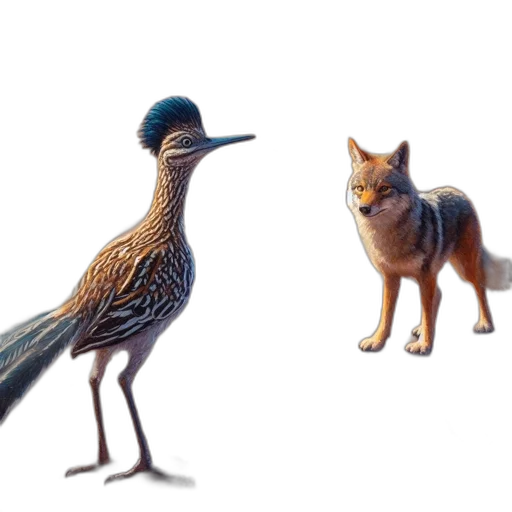 animal, creature, 3d render, concept art transparent PNG cut-out