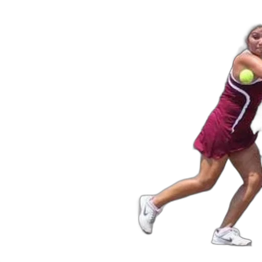 3d render, tennis, player, maroon transparent PNG cut-out