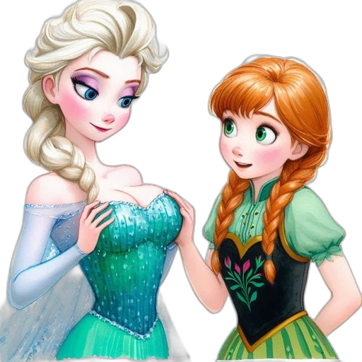 dress, 3d render, cartoon, fantasy art transparent PNG cut-out