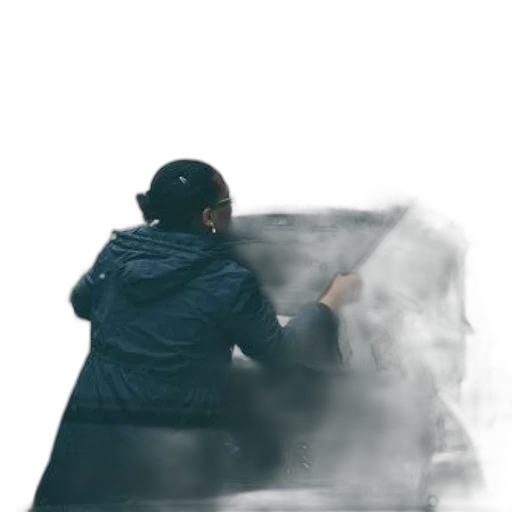jacket, mask, umbrella, hat transparent PNG cut-out