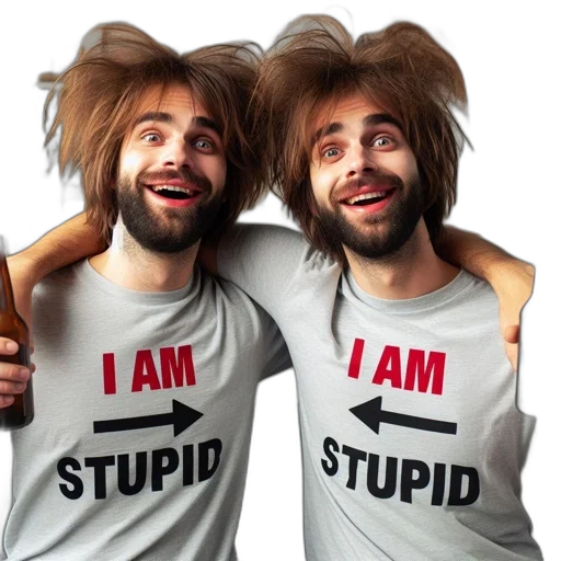 hat, hair, two, individuals transparent PNG cut-out