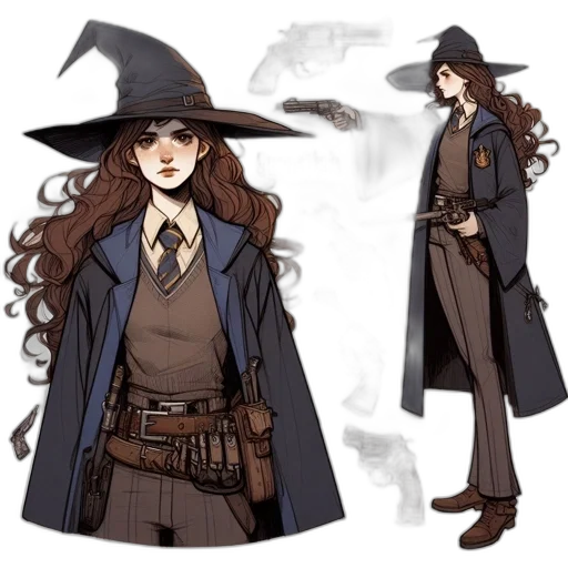 staff, hat, concept art, fantasy art transparent PNG cut-out