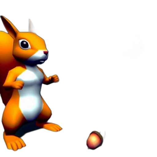 animal, creature, staff, 3d render transparent PNG cut-out
