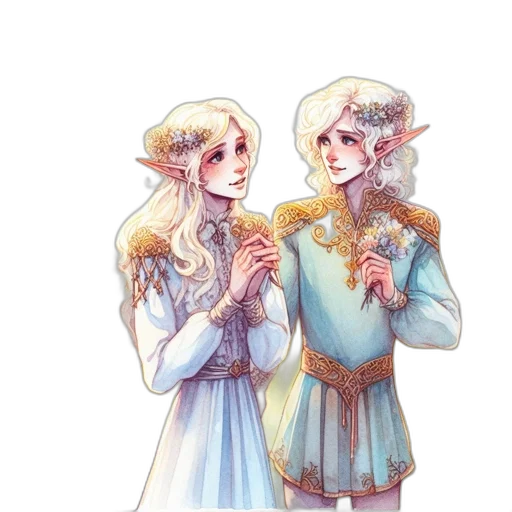 fantasy art, watercolor, concept art, pixel art transparent PNG cut-out