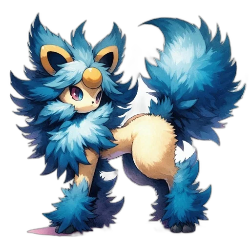 creature, staff, animal, hair transparent PNG cut-out