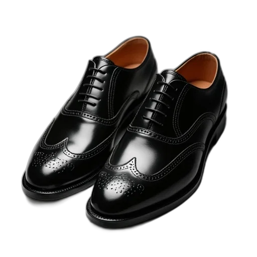 shoes, photorealistic, 3d render, mens transparent PNG cut-out