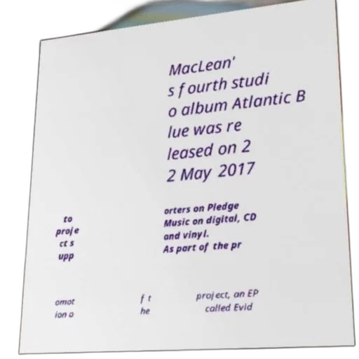 maclean, fourth, studio, album transparent PNG cut-out