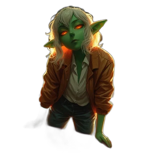 staff, mask, jacket, creature transparent PNG cut-out