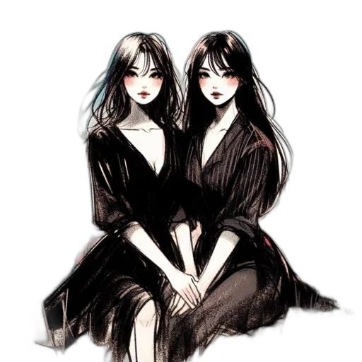 dress, concept art, watercolor, fantasy art transparent PNG cut-out