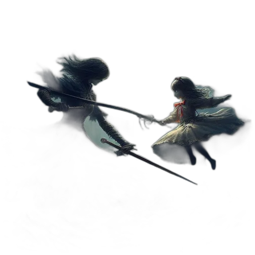 sword, staff, weapon, dragon transparent PNG cut-out