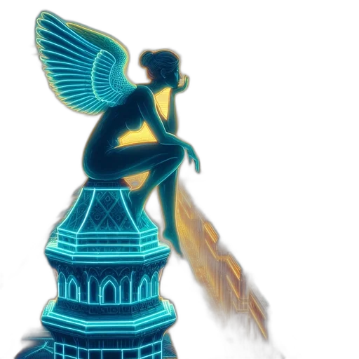 concept art, fantasy art, pixel art, 3d render transparent PNG cut-out