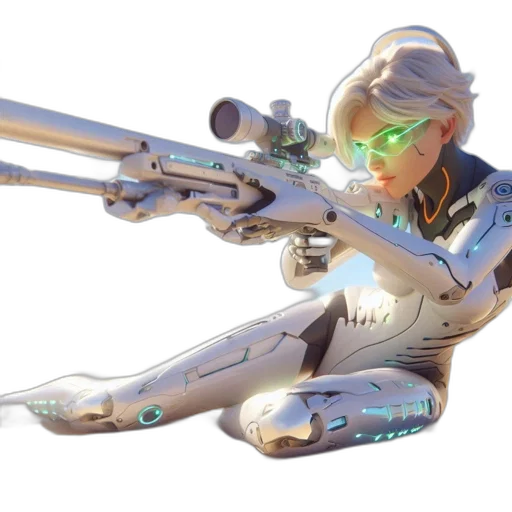 weapon, robot, sword, staff transparent PNG cut-out