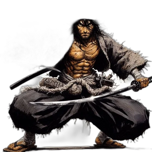 concept art, fantasy art, comic book art, photorealistic transparent PNG cut-out