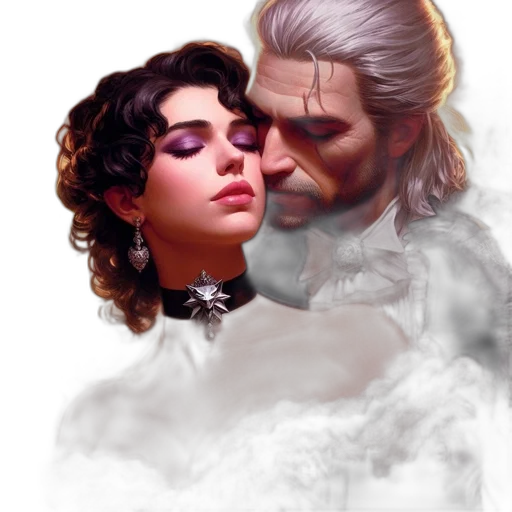 fantasy art, concept art, comic book art, photorealistic transparent PNG cut-out