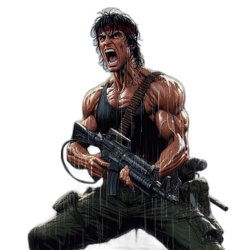 weapon, comic book art, concept art, pixel art transparent PNG cut-out