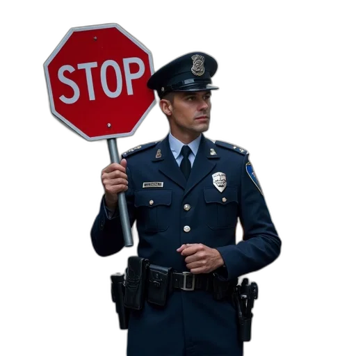 staff, weapon, police, officer transparent PNG cut-out
